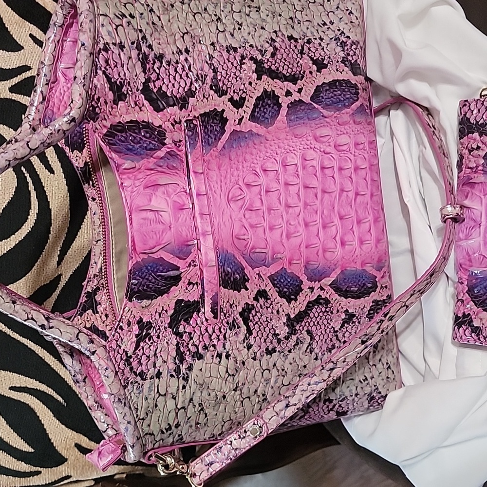 Large Elaine snakeskin tote - Picture 3 of 5